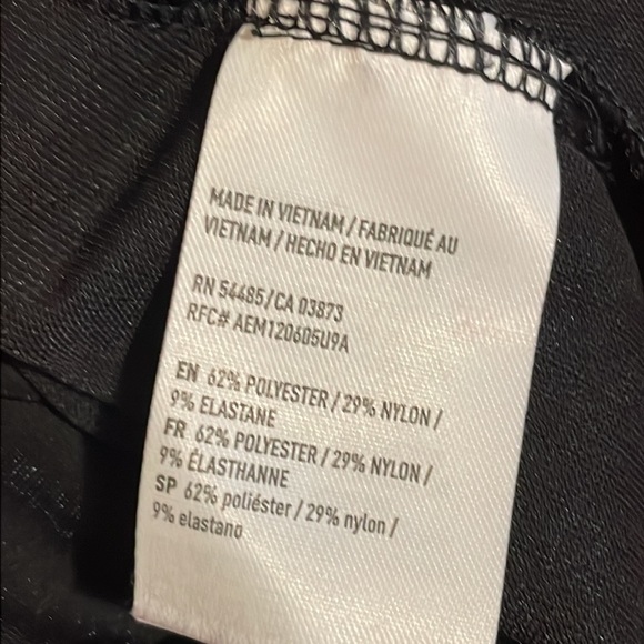 •AMERICAN EAGLE OUTFITTERS•NAVY RUFFLE VELVET/VELOUR SPAGHETTI STRAP DRESS MED - Picture 6 of 8